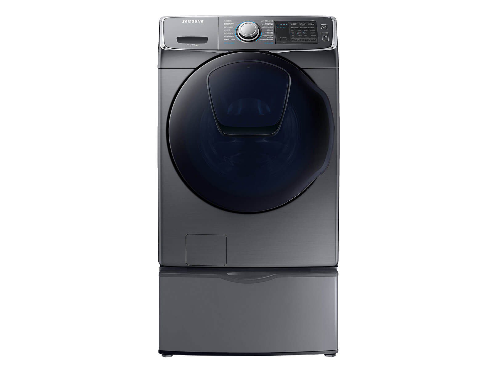 Samsung - Lavasecadora Carga Frontal WD18N7510KP/AX 18 Kg - Inoxidable WD18N7510KP/AX