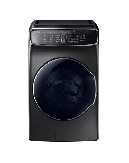 Samsung - Lavadora con acceso frontal y capacidad de carga de 24 kg - Negro WV27M9900AV/AX