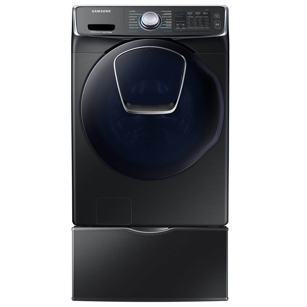 Samsung - Lavasecadora Carga Frontal 22 Kg Lavado / 13 Kg Secado - Negra WD22N8750KV/AX