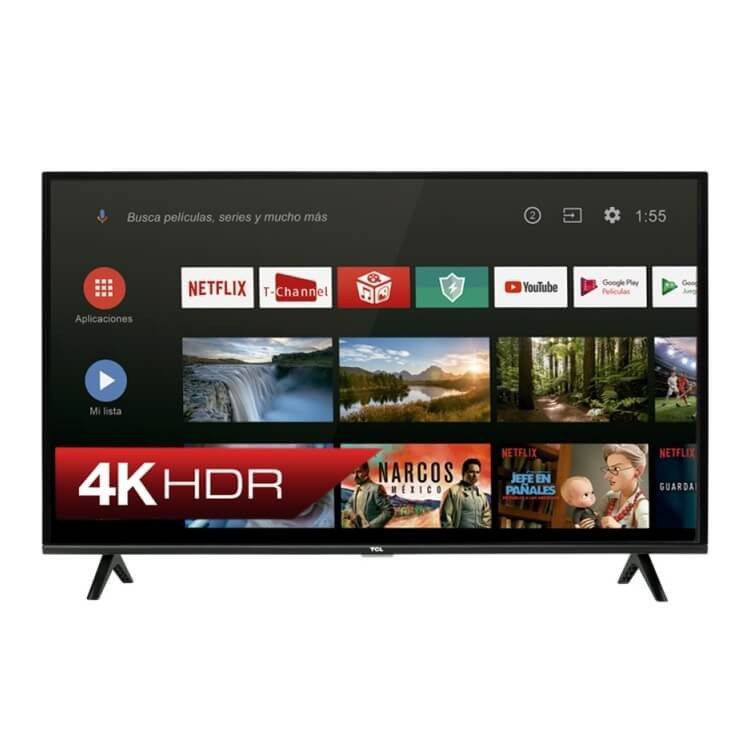 TCL - Pantalla de 50" 4K Ultra HD - Smart TV  (Android TV) - Negro 50A423
