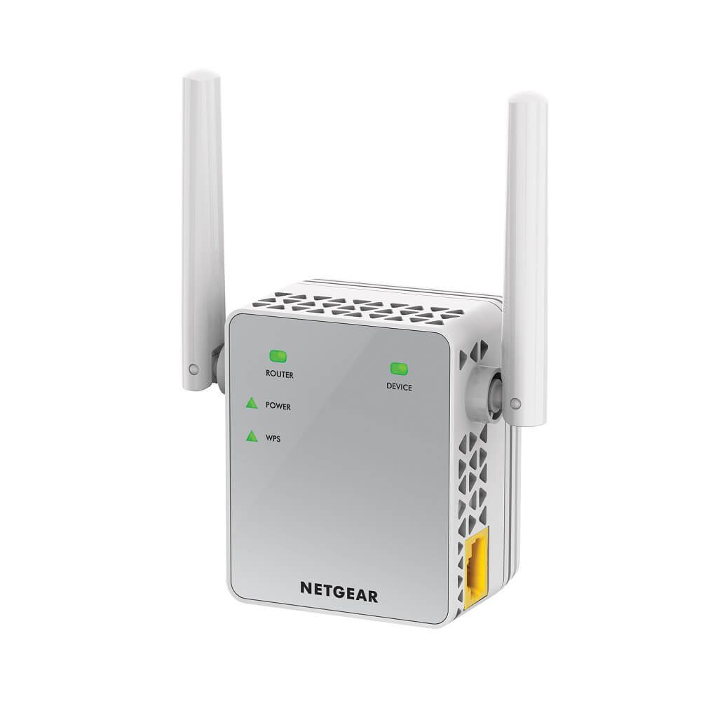 NetGear - Extensor de rango AC750 con puerto GigaBit - Blanco EX3700-100NAS