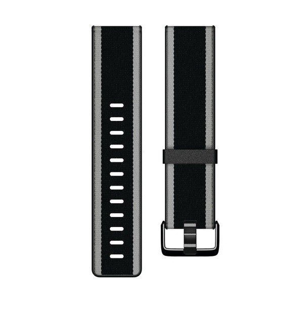 Fitbit - Correa de Tela Tejida - Versa / Versa Lite  - Grande - Negro FB166WBBKGYL