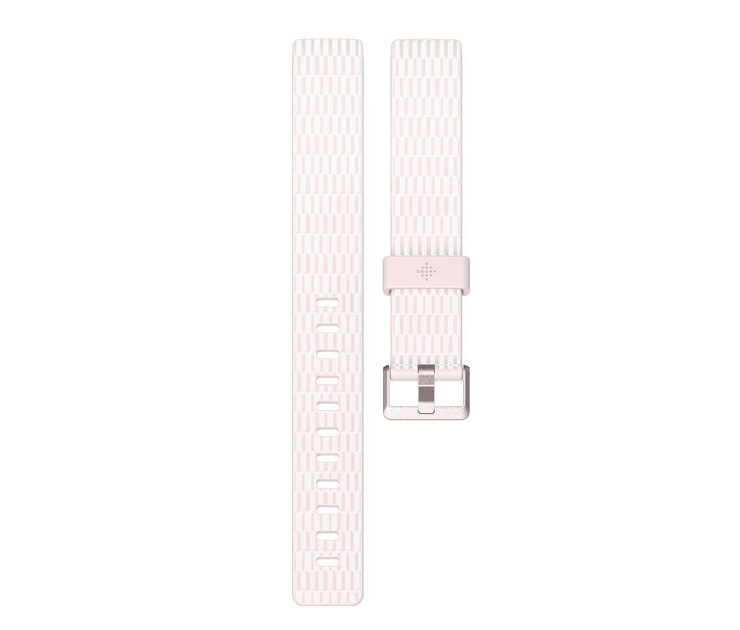 Fitbit – Correa estampada para Inspire/ Inspire HR – Chico – Blanco/Rosa FB169PBWTS