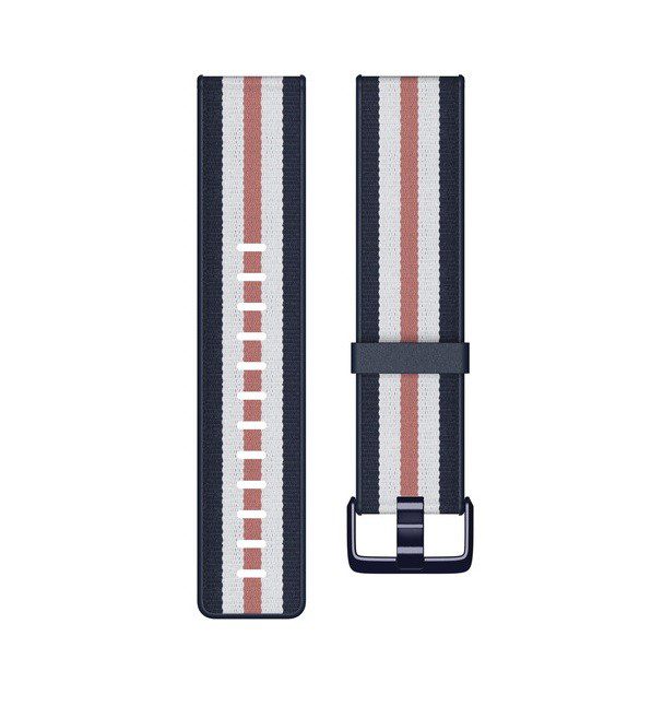 Fitbit - Correa de Tela Tejida - Versa / Versa Lite  - Grande - Rosa/Azul FB166WBNVPKL