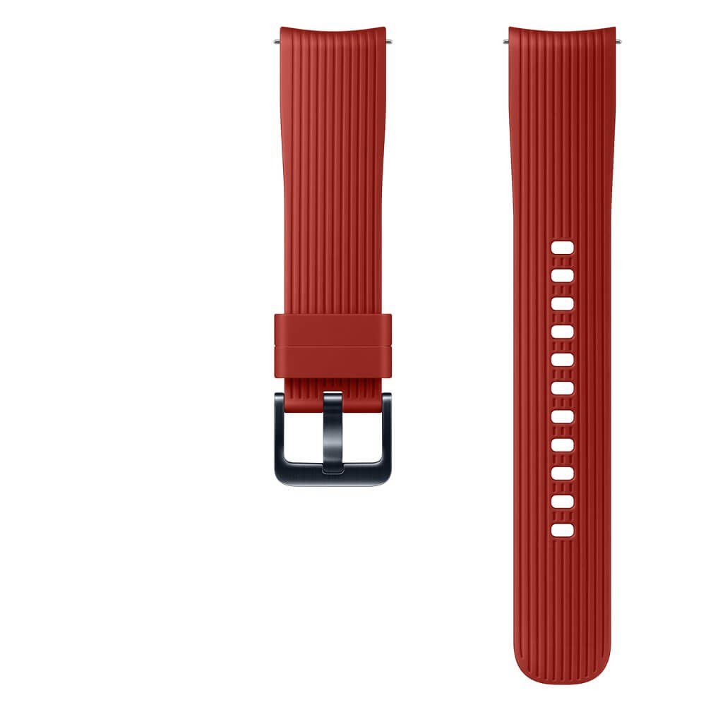 Samsung - Correa Silicona para Samsung Galaxy Watch - Rojo ET-YSU81MREGMX