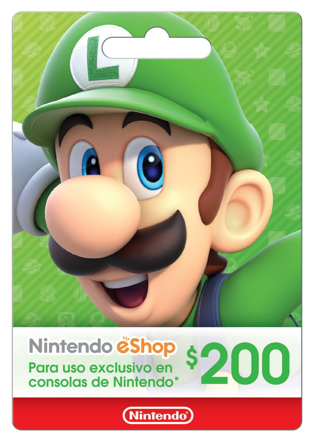 Tarjeta de Regalo NINTENDO 200 MXN V2 799000000000