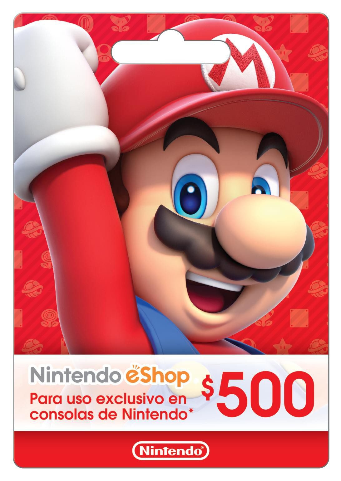 Tarjeta de Regalo NINTENDO 500 MXN V2 799000000000