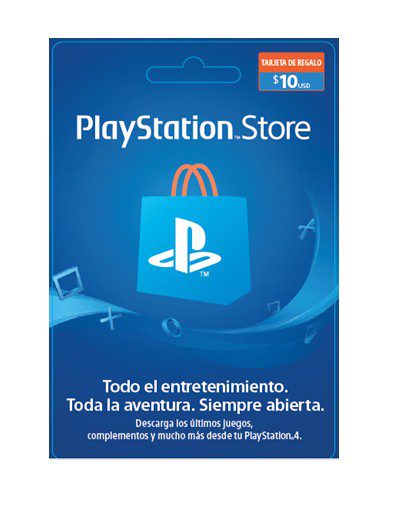 Tarjeta PlayStation Store - 10 USD - Tarjeta Físca 799000000000