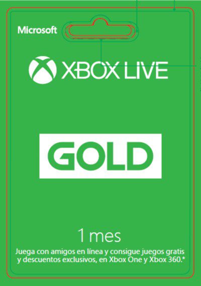 Tarjeta de Regalo - XBOX 1 Mes suscripción 2017 799000000000
