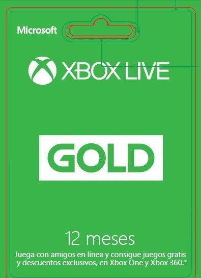 Tarjeta de Regalo  - XBOX 12 Meses suscripción 2017 799000000000