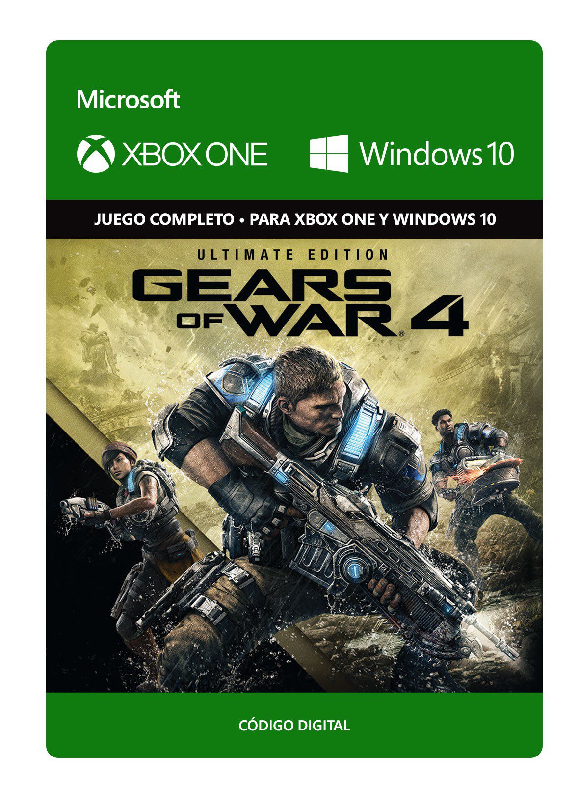 Xbox One - Gears Of War 4: Ultimate Edition - Juego Completo Descargable SE002MSE54