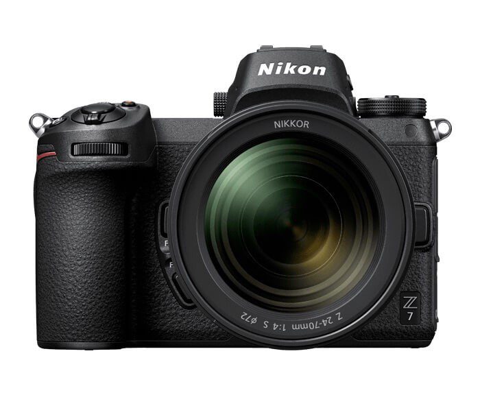Nikon – Cámara mirrorless Z7 FX -Lente 24-70mm f/4 -Negro VOK010XU