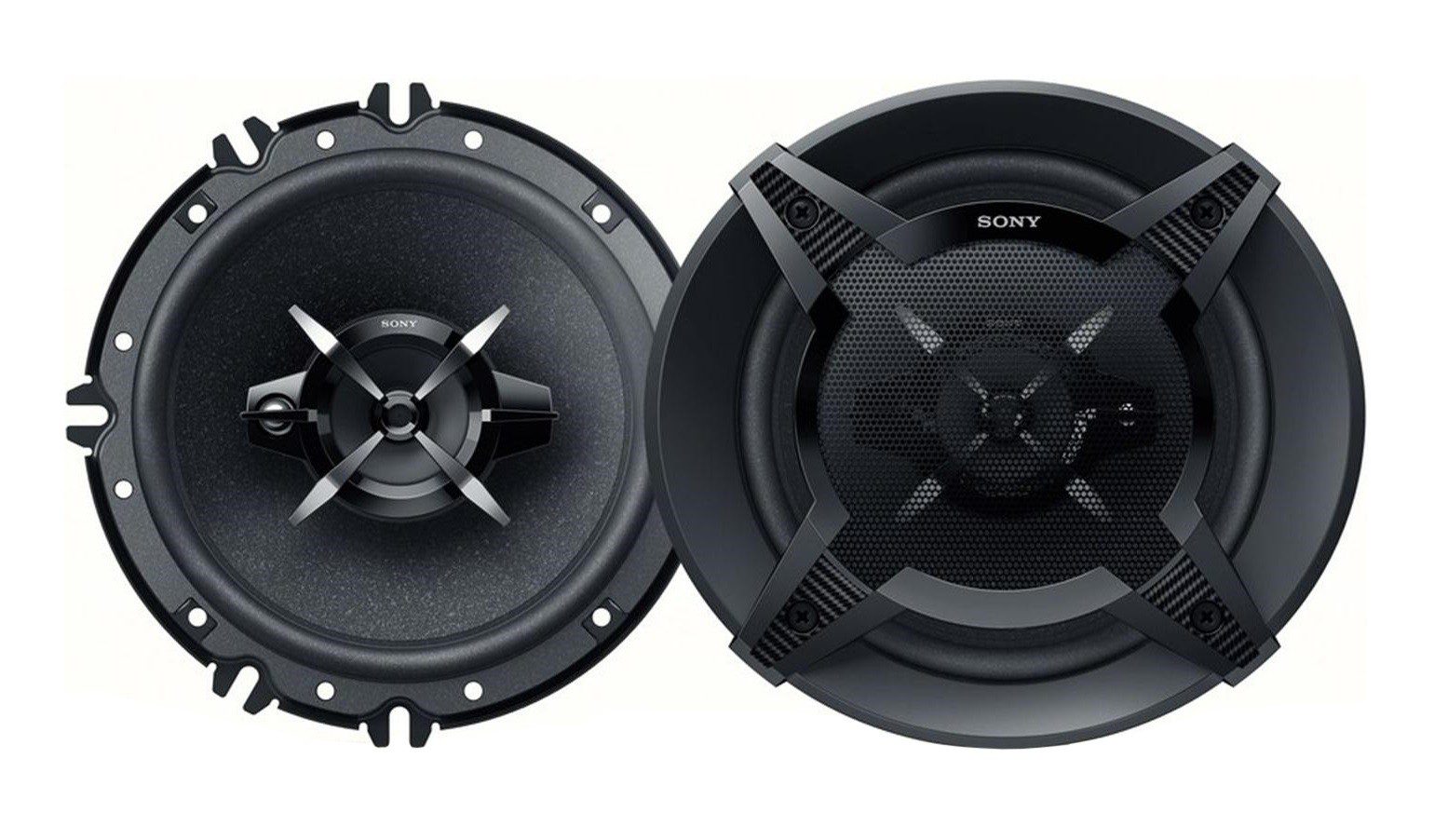 Sony - Bocinas coaxiales de 3 vías XS-FB1630 - Negro XS-FB1630