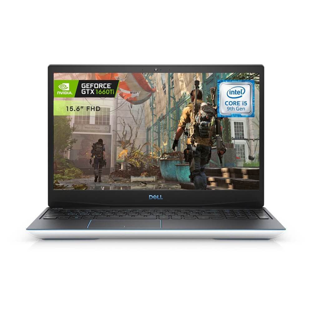 Dell - Laptop gaming G3 3590 1660TI de 15.6"- NVIDIA GeForce GTX 1660Ti- Core i5- Memoria 8GB- SSD de 512GB- Blanco G3590W_I585