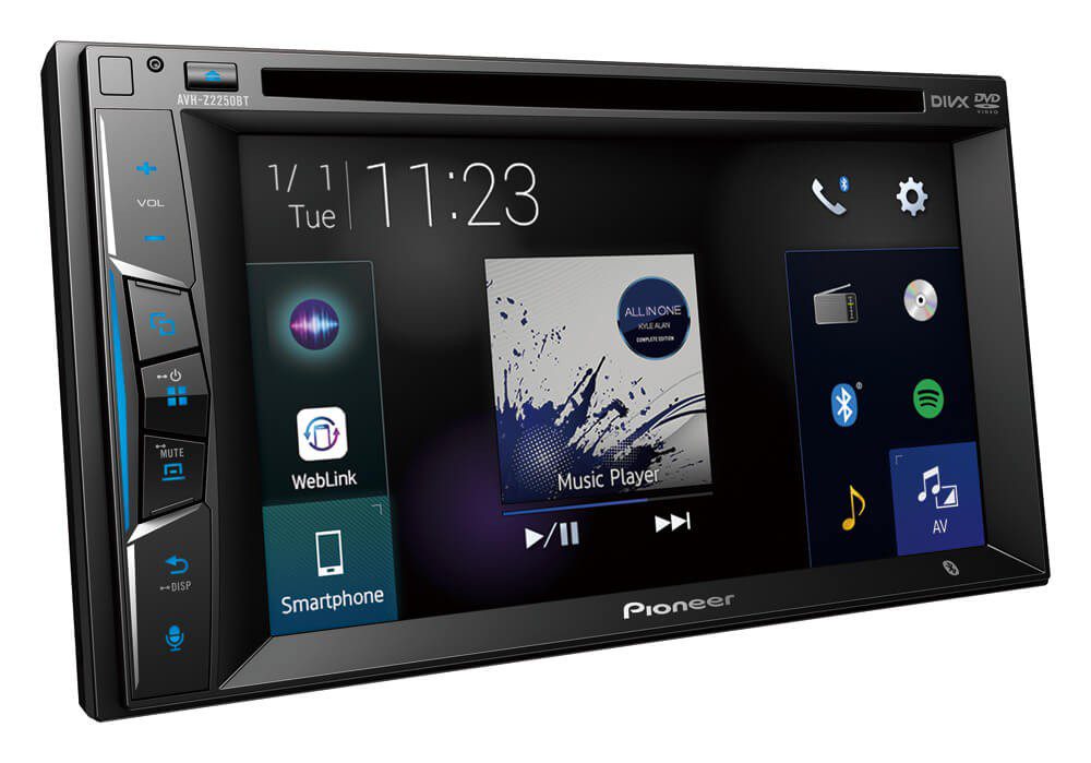 Pioneer - Autoestéreo Pioneer 2-DIN AVH-Z2250BT AVH-Z2250BT