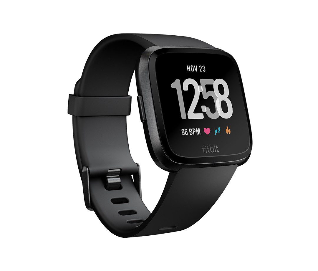 Fitbit – Smartwatch Versa – Aluminio - Negro FB504GMBK-CALA