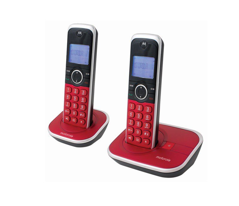 Motorola - Teléfono Inalámbrico Gate 4800R-2 - Rojo GATE4800R-2