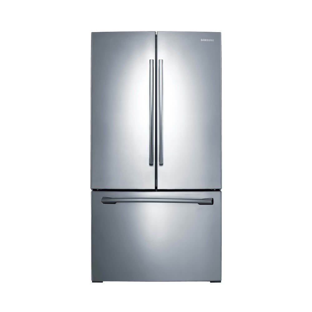 Samsung - Refrigerador French Door 26 Pies Cúbicos - Fábrica De Hielo - Desp De Agua RF261BEAESL/EM - EZ Clean Steel RF261BEAES