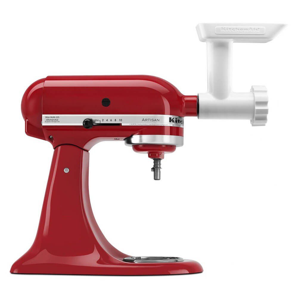 KitchenAid - Combo Batidora Artisan Roja + Molino De Carne KSM150GBER KSM150GBER
