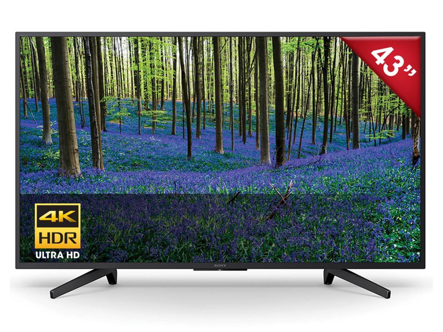 Sony - Pantalla de 43" 4K Ultra HD - Plana - HDR - Smart TV - KD-43X720F - Negro KD-43X720F