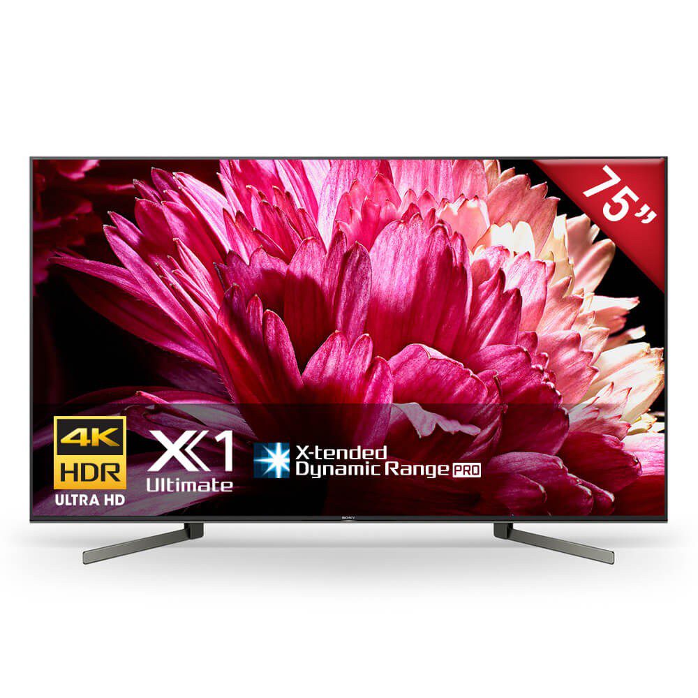 Sony - Pantalla LED XBR-75X950G  75" 4K HDR - Procesador X1 Ultimate - Smart TV (Android TV) - Negro XBR-75X950G