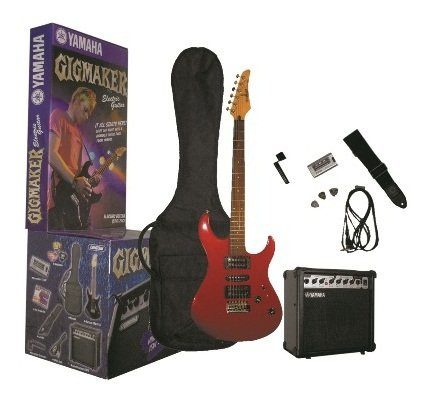 Yamaha - Paquete de guitarra con amplificador - Rojo ERG121GPIIRM