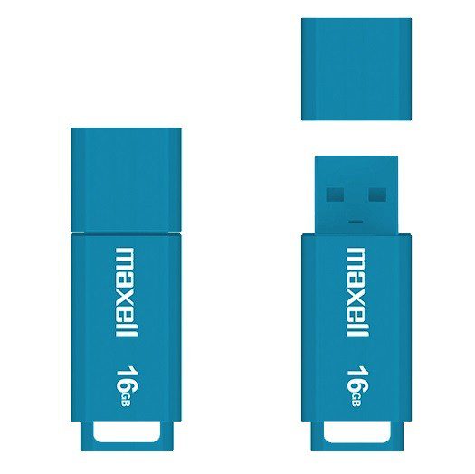 Maxell - Memoria USB 2.0 PENDRIVE - 16GB - Azul 346231