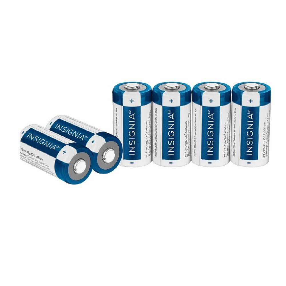 Insignia - Paque pilas tipo CR123 - Multi NS-CB6123A