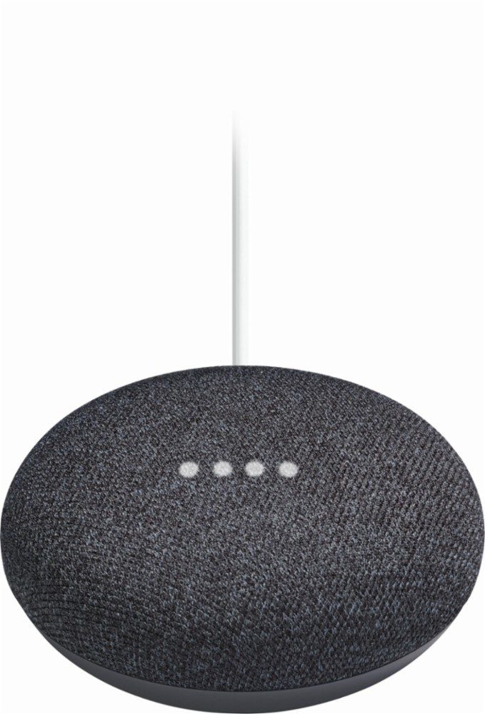 Google - Google Home mini (1.a generación) - Bocina Smart con Asistente de Google - Negro carbón GA00216-MX