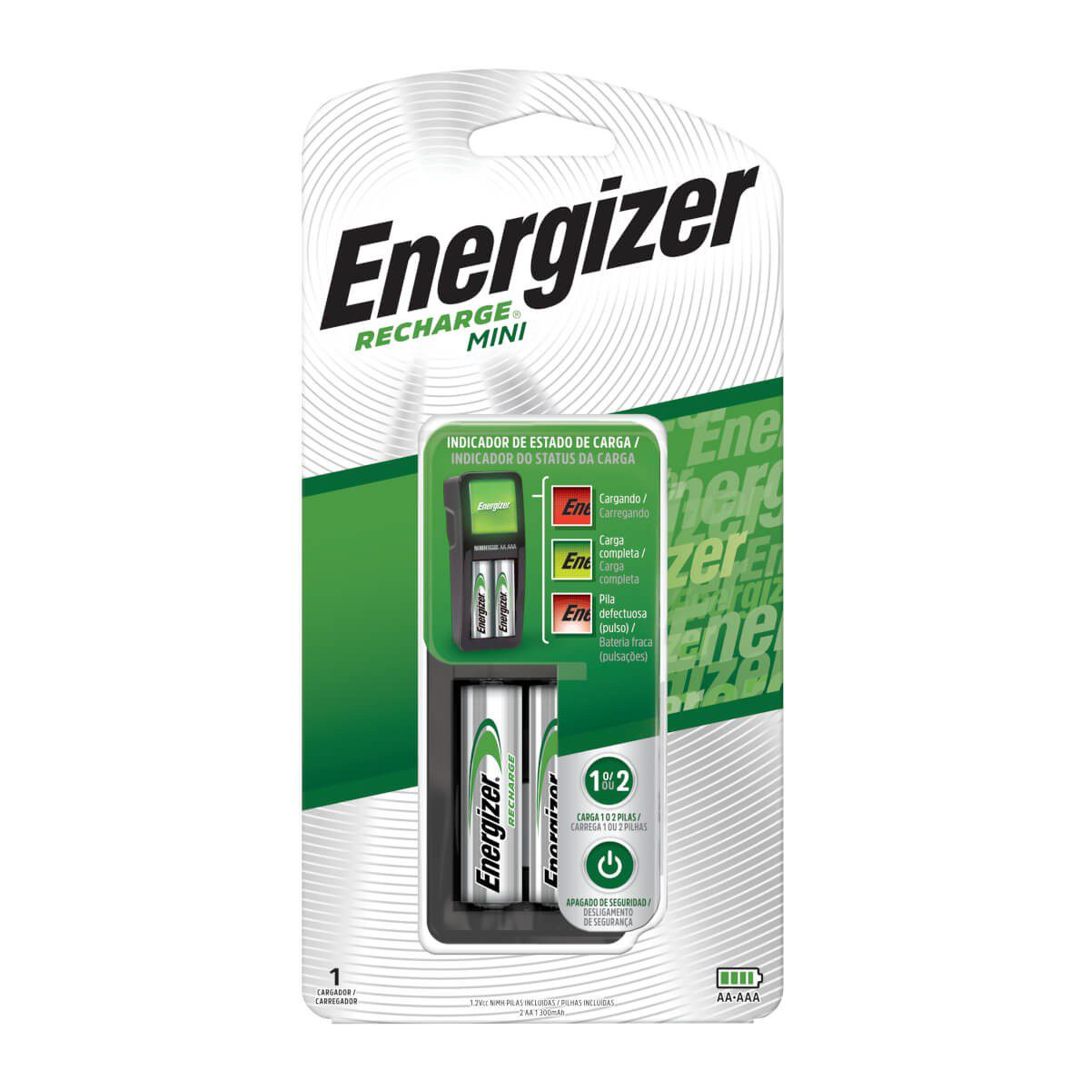 Energizer Cargador Mini C/2AA CH2PC3