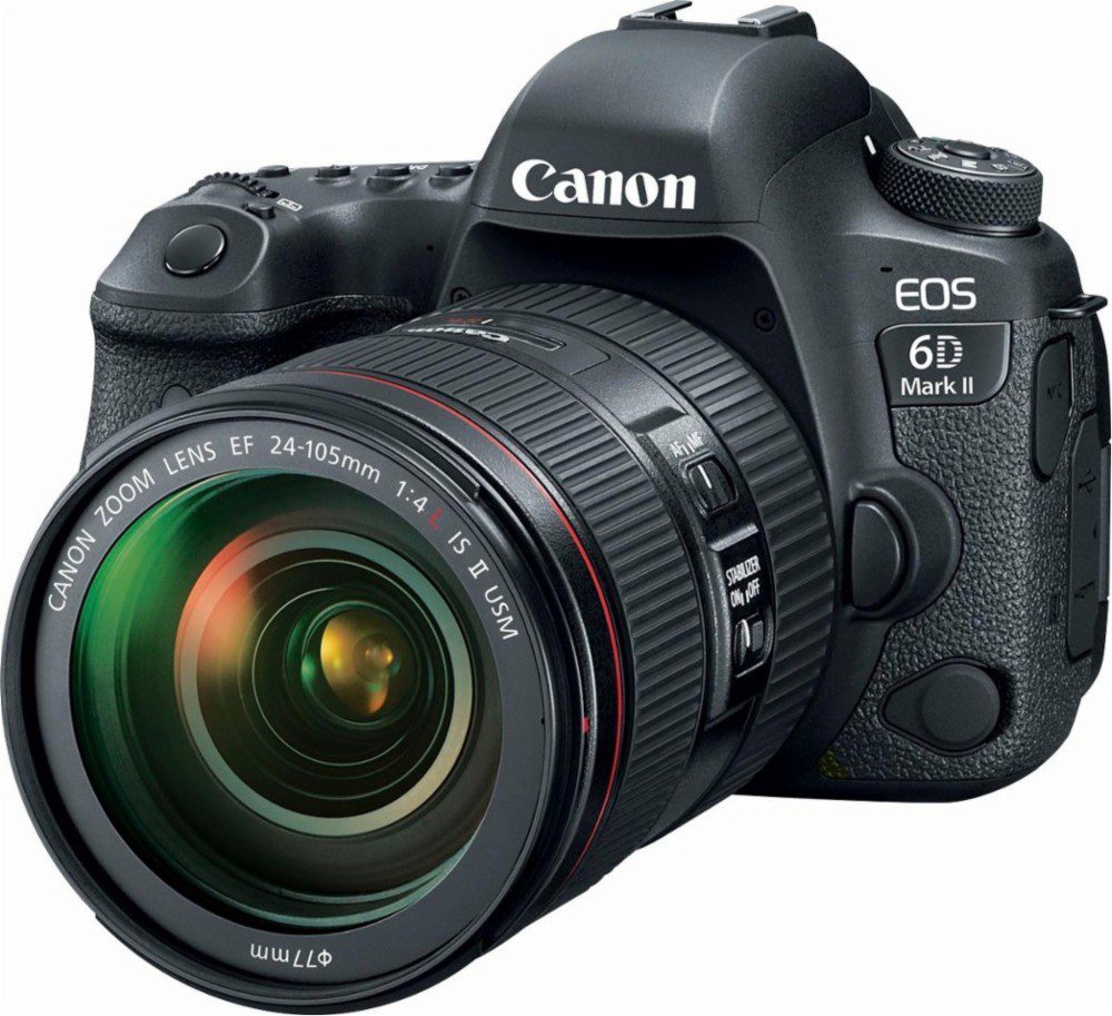 Canon – Cámara 6D Mark II EF 24-105mm f/4L IS II USM - Negro 1897C009AA