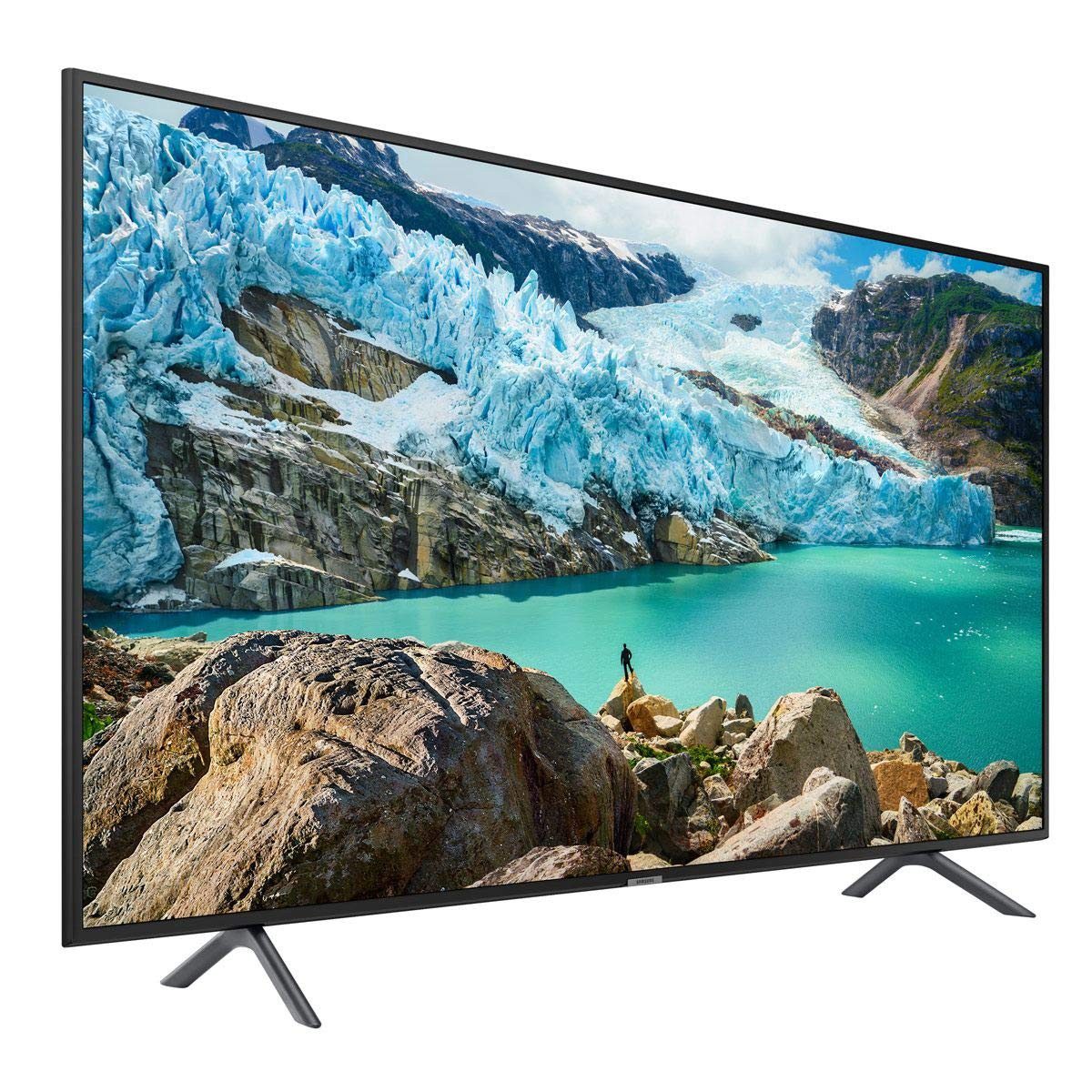 Samsung - Pantalla 55" LED - Serie 7 4K UHD - Smart TV UN55RU7100FXZX - Negro UN55RU7100FXZX