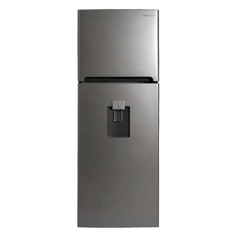 Daewoo - Refrigerador de 11Pies cúbicos con Congelador Superior y despachador - Plata DFR-32210GND