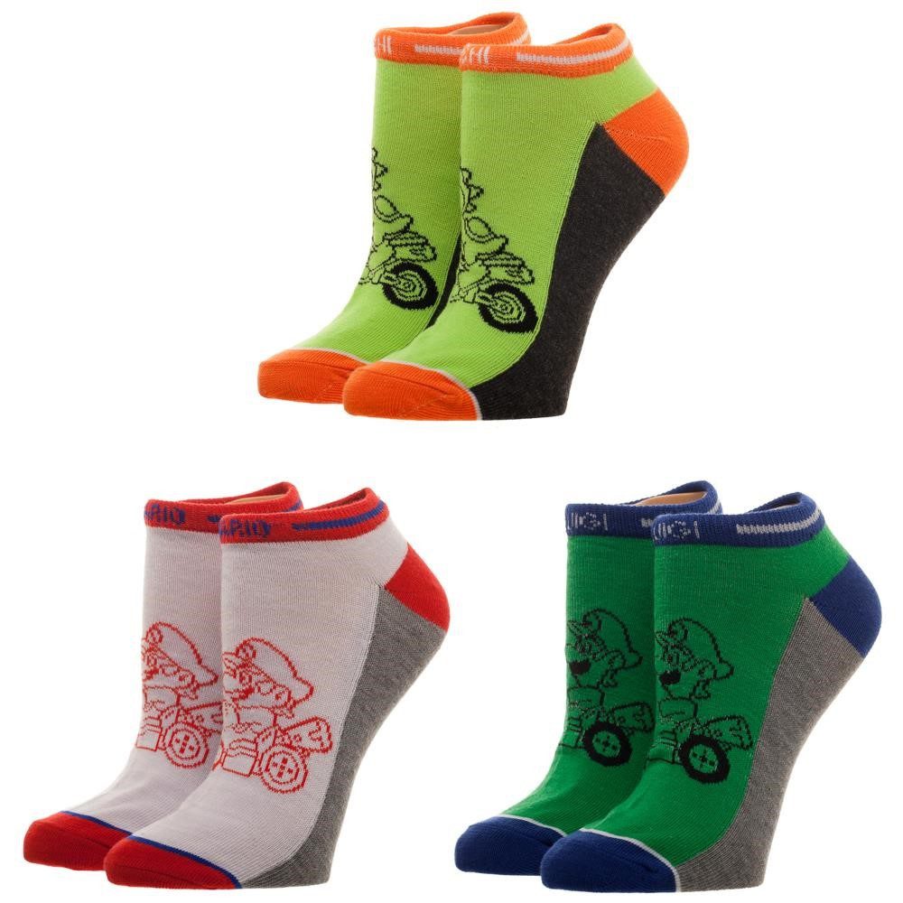 Nintendo - Calcetines 3 pares Mario Kart - Colores BWD-SOCK-68995