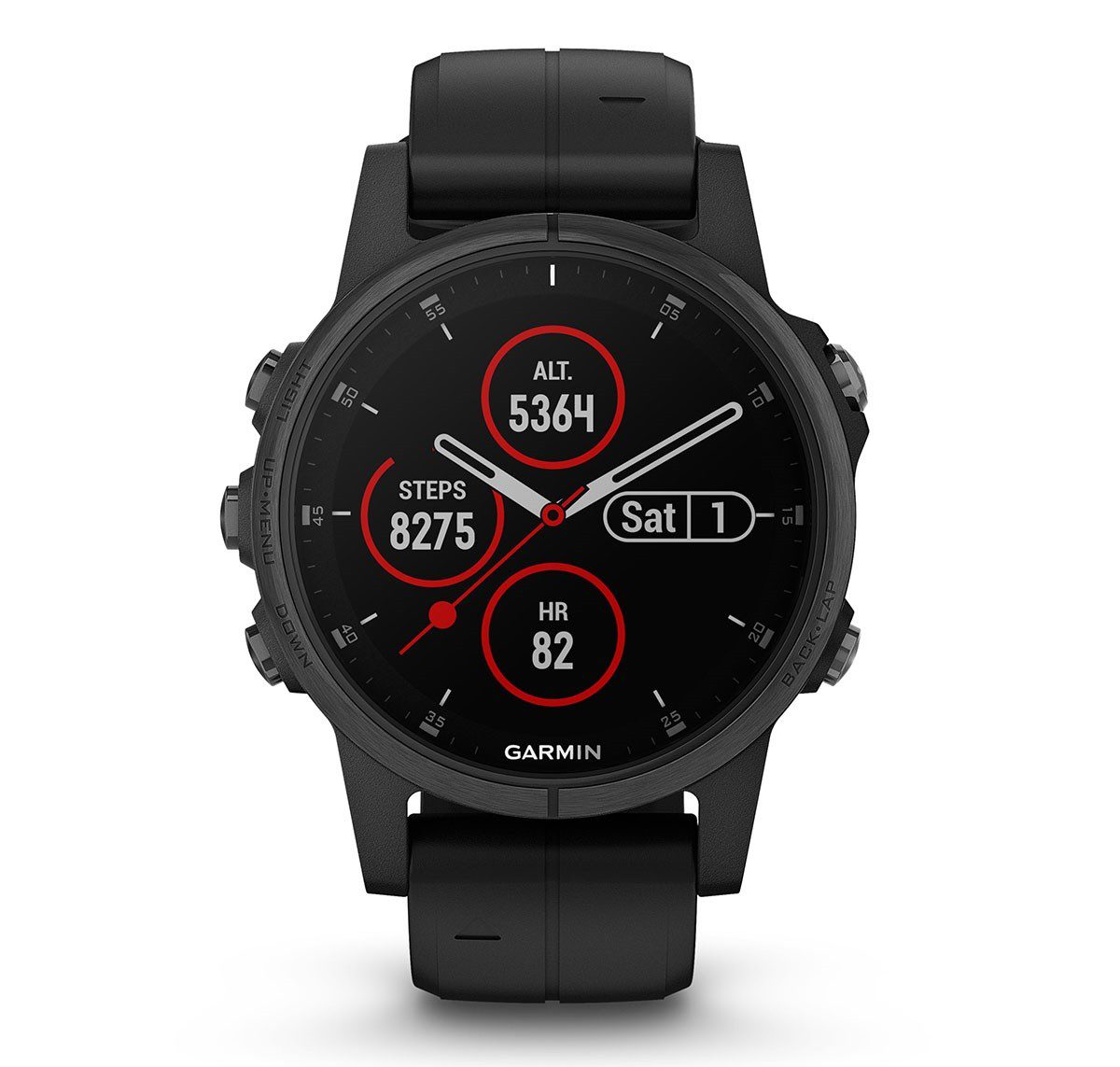 Garmin – Smartwatch Fénix 5S Plus Zafiro – Negro 010-01987-02