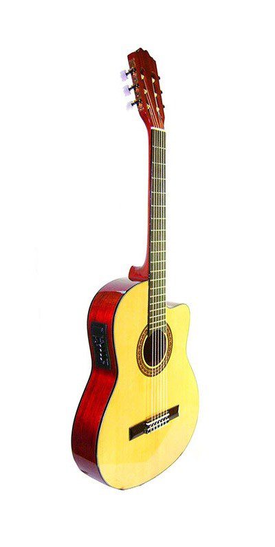 La Sevillana - Guitarra electro-acústica - Natural UN-3CEQ