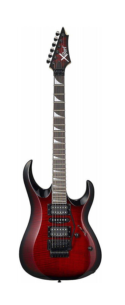 Cort - Guitarra Eléctrica Color Vino X-11 BCS