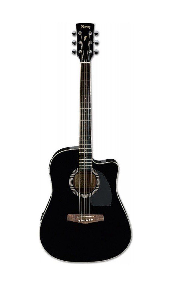 Ibañez - Guitarra electroacústica PF15ECE-BK - Negro PF15ECE-BK