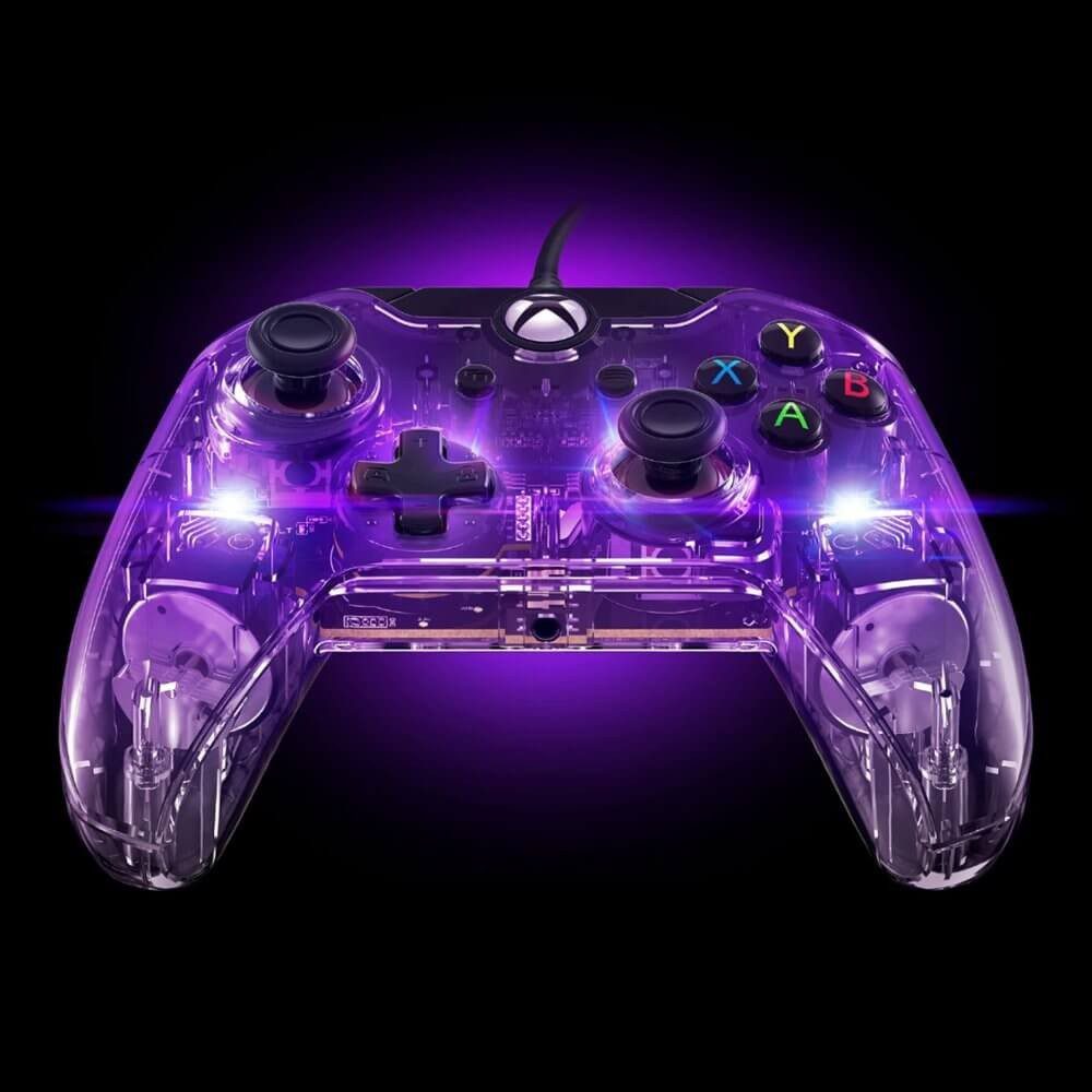 PDP - Control para Xbox One afterglow Prismatic - Iluminación LED - Transparente 708000000000