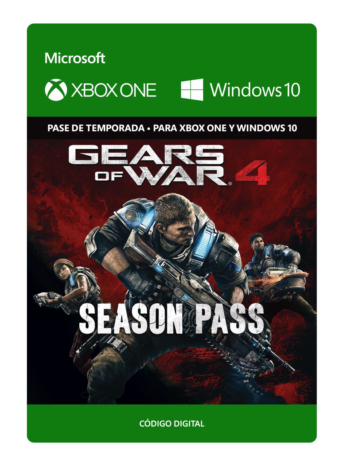 Xbox One - Gears Of War 4: Season Pass - Pases de Temporada SE002MSE34