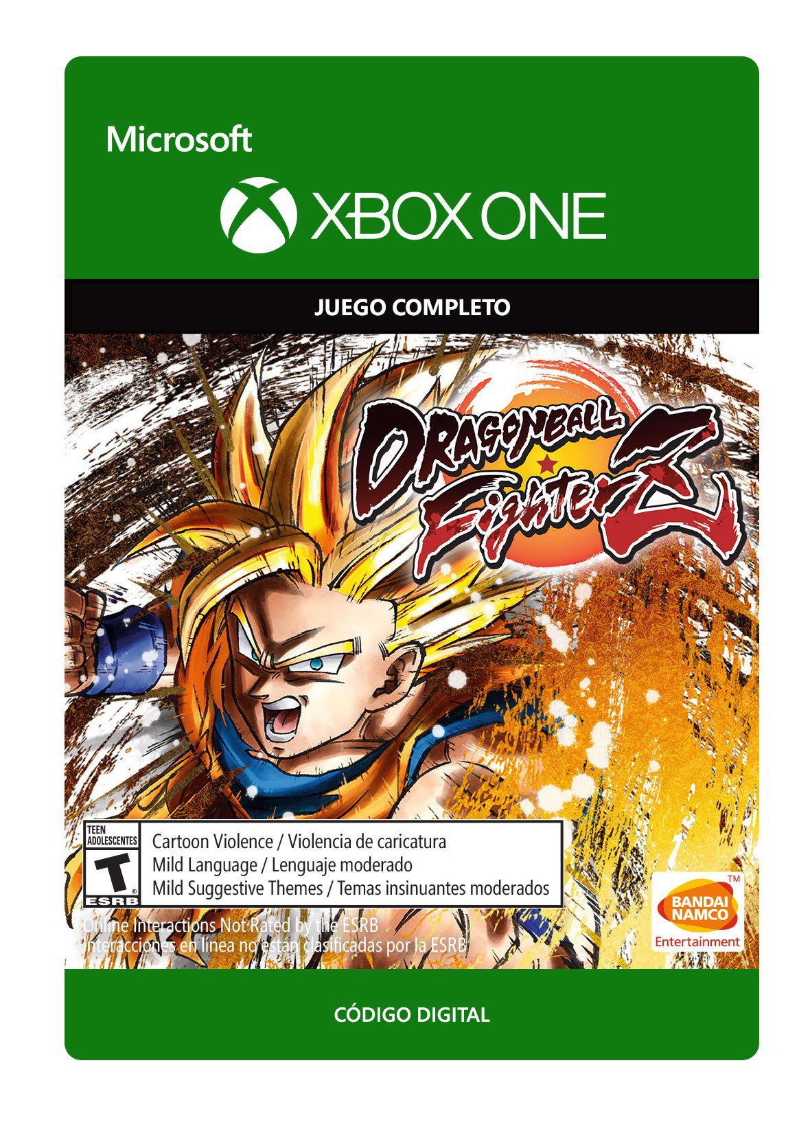 Xbox One - Dragon Ball Fighterz - Juego Completo Descargable SE009MSE05