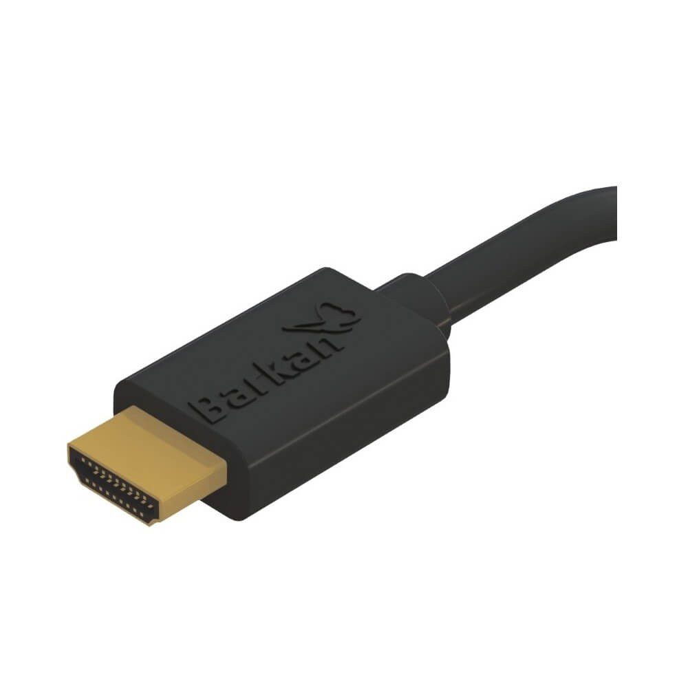 Barkan - Cable HDMI 4K 1.8 m - Negro HD18E1