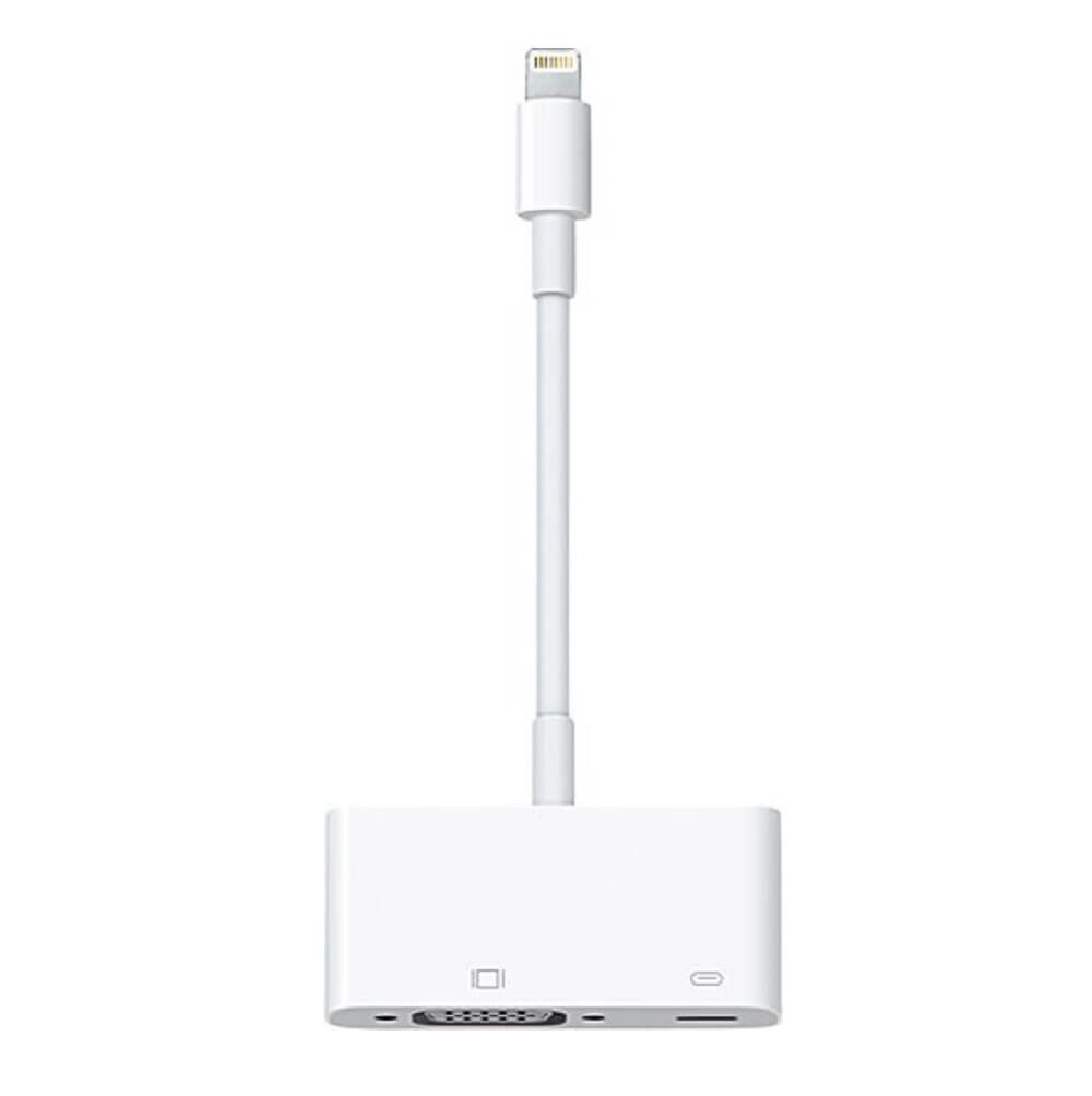 Apple - Adaptador lightning  VGA para Apple iPod / iPad - Blanco MD825AM/A