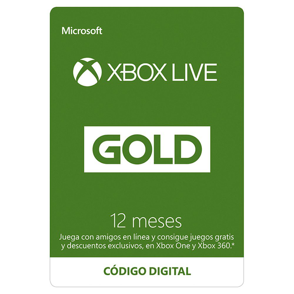 Xbox - Xbox Live 12 Meses Gold México Esd - Suscripciones SE004MSE16