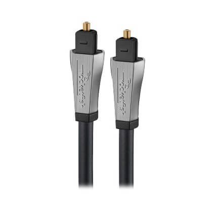 Rocketfish - Cable óptico de 1.2 mts - Negro RF-G1221