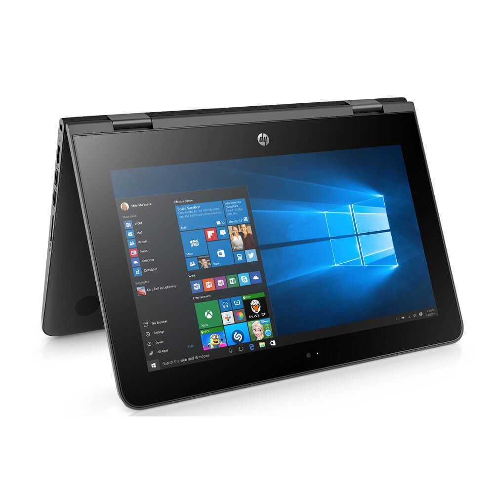 HP - Laptop convertible 11-AB101LA de 11.6" - Pentium Silver - Intel UHD 605 - Memoria 4GB - SSD de 128GB - Negro 4PF76LA