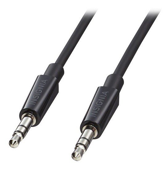 Insignia - Cable De Audio 3.5mm 3'  - Negro NS-LW16