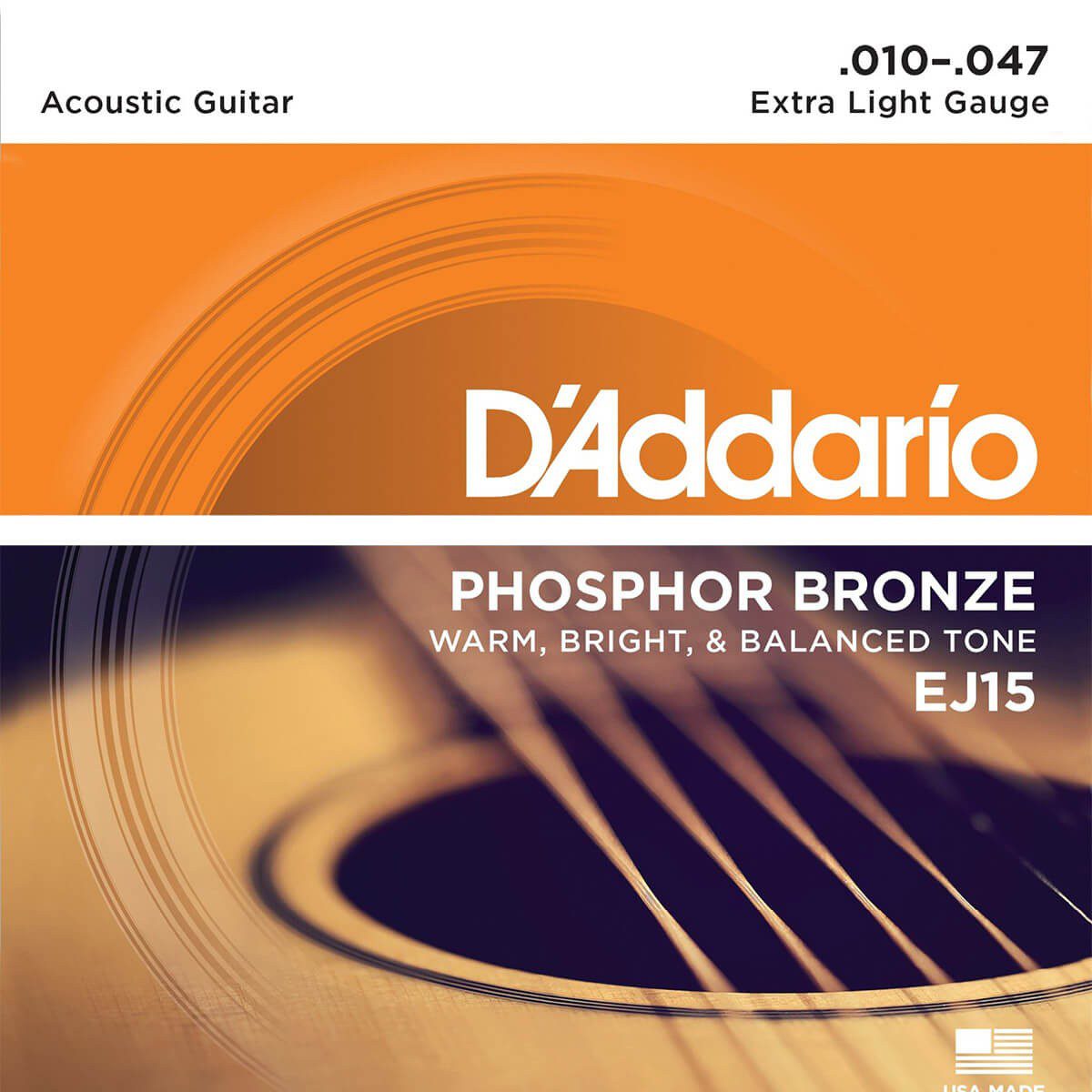 D'Addario - Cuerda para guitarra - Bronce EJ15