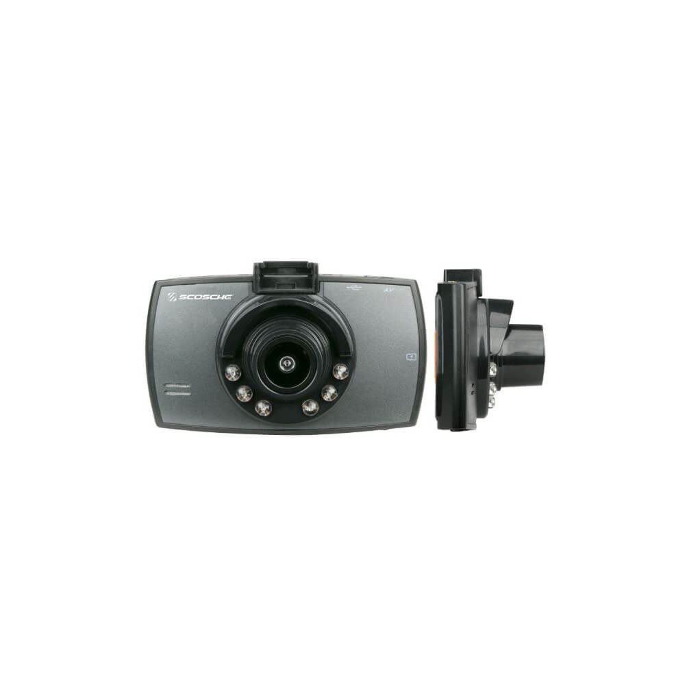 Scosche - Videocámara DDVR28G para auto - Gris/Negro 025DDVR28G