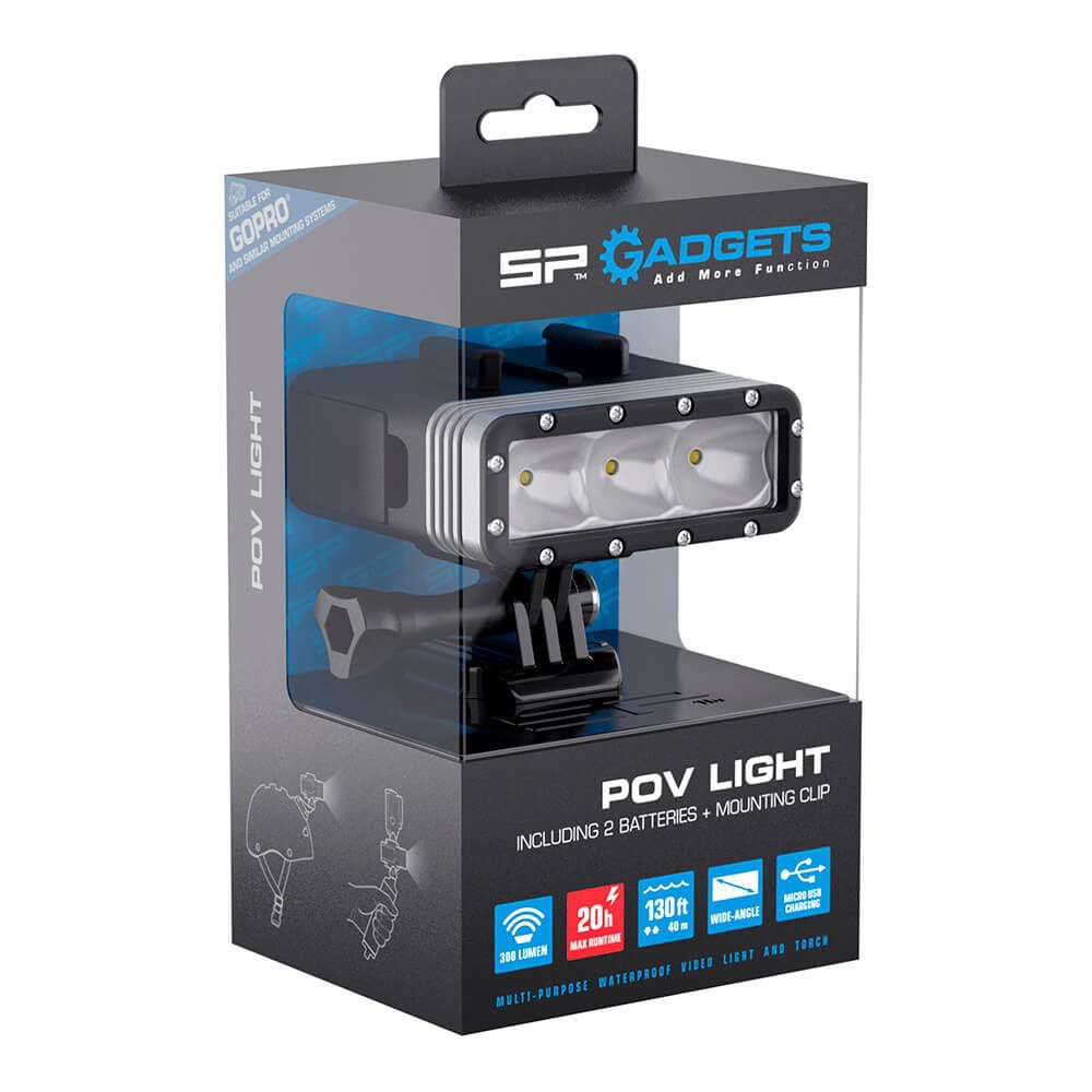SP Gadgets – Luz a prueba de agua sumergible – Negro SP53045